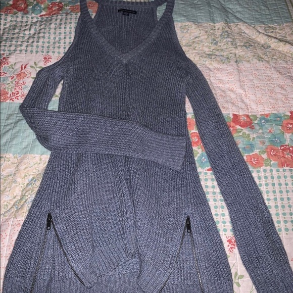 american eagle pale blue sweater - Picture 5 of 5